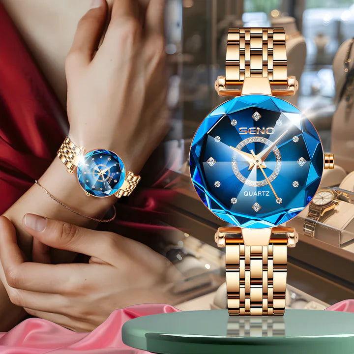 Reloj Suizo De Lujo de Oro Diamond™