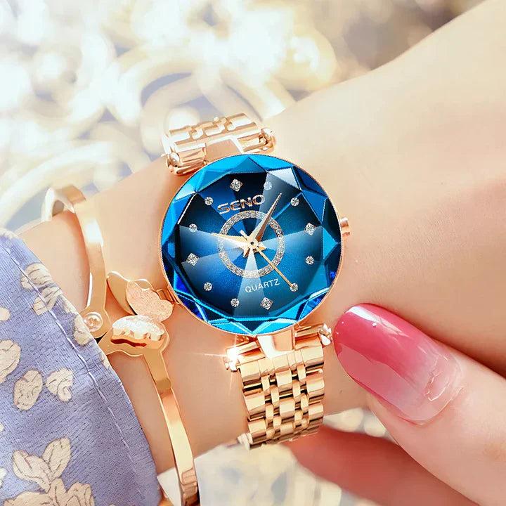 Reloj Suizo De Lujo de Oro Diamond™